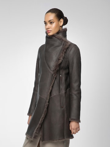 VESPUCCI BY VSP Winter Coat 'Elena' in Brown