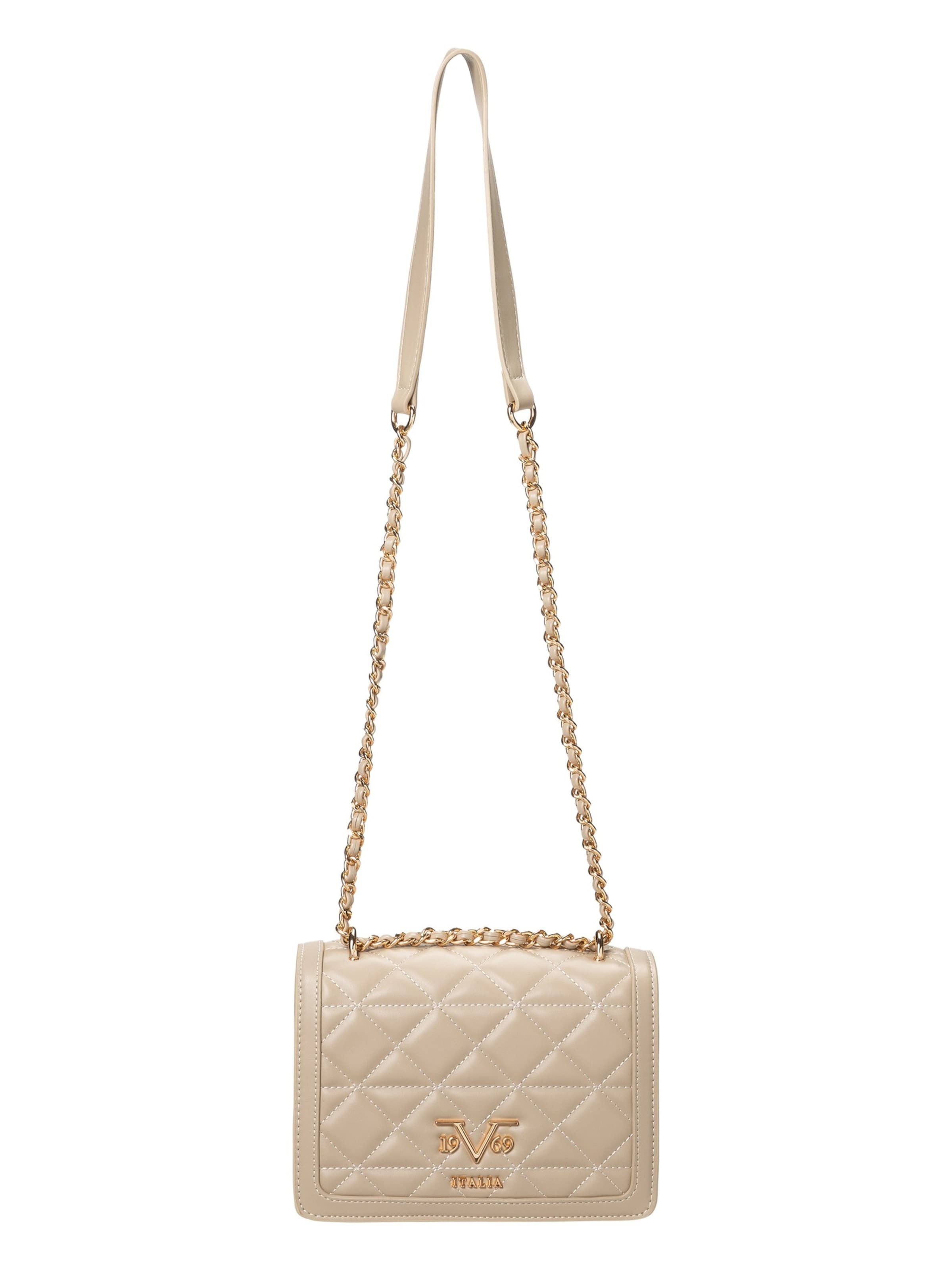 Sac à bandoulière 'Gaby Gold' 19V69 ITALIA en beige : devant