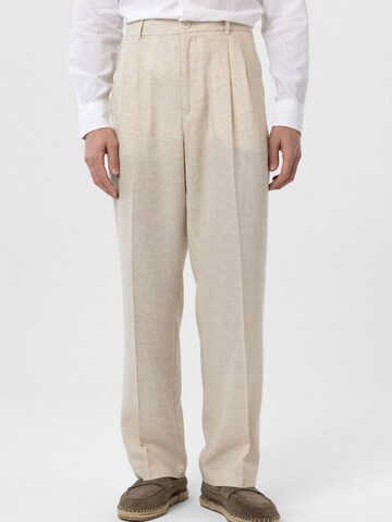 Antioch Regular Broek 'Stephano' in Beige: voorkant