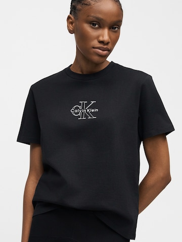 Tricou 'CLASSIC SEASONAL' de la Calvin Klein Jeans pe negru