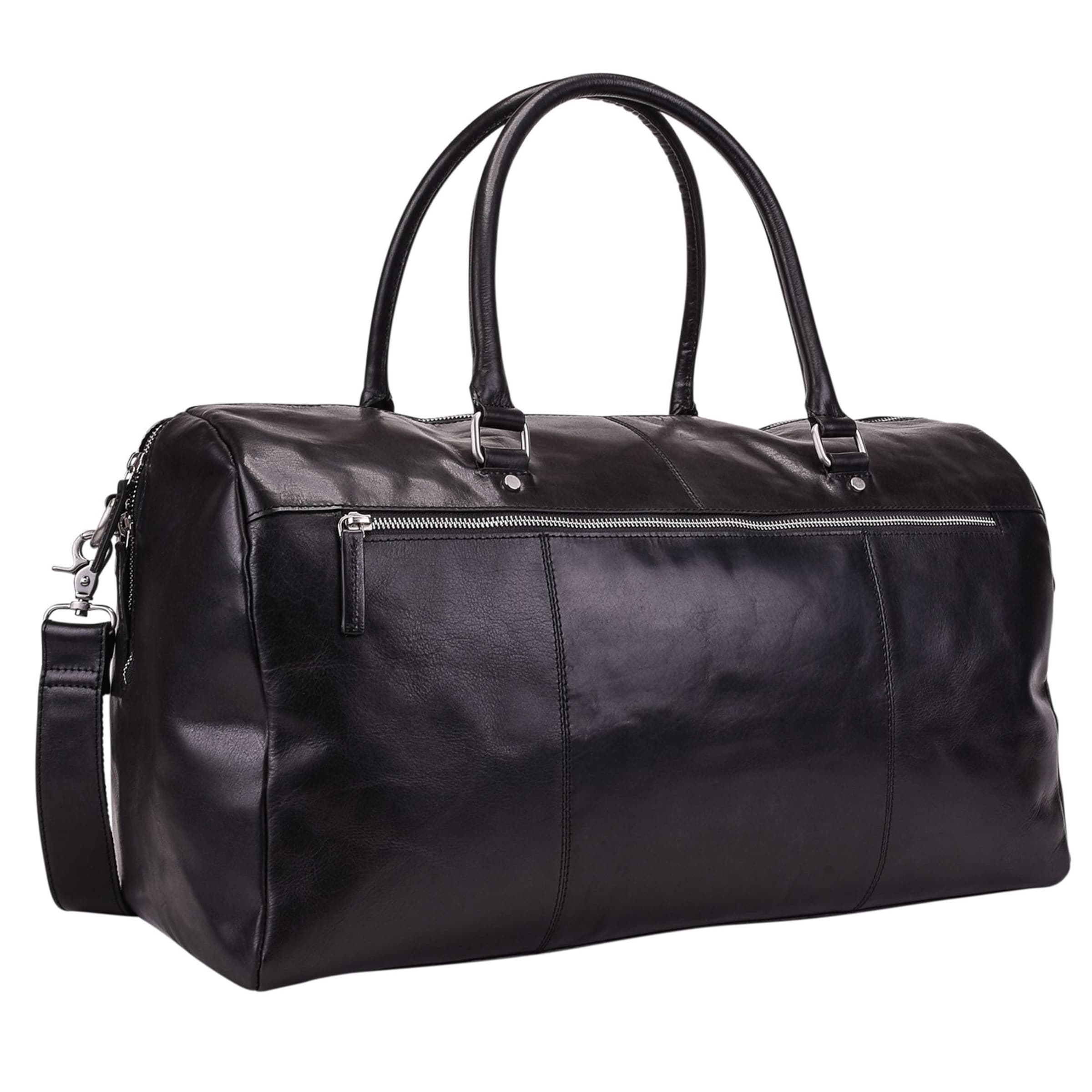 Borsa da viaggio 'Cambridge' di LEONHARD HEYDEN in nero: frontale