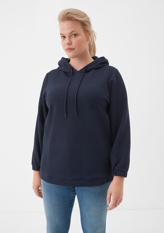 TRIANGLE Sweatshirt in Blue: front