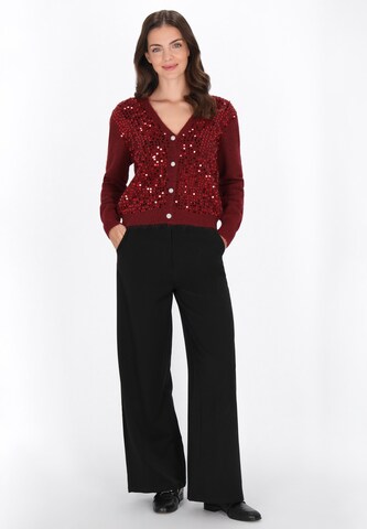 FELIPA Knit cardigan in Red