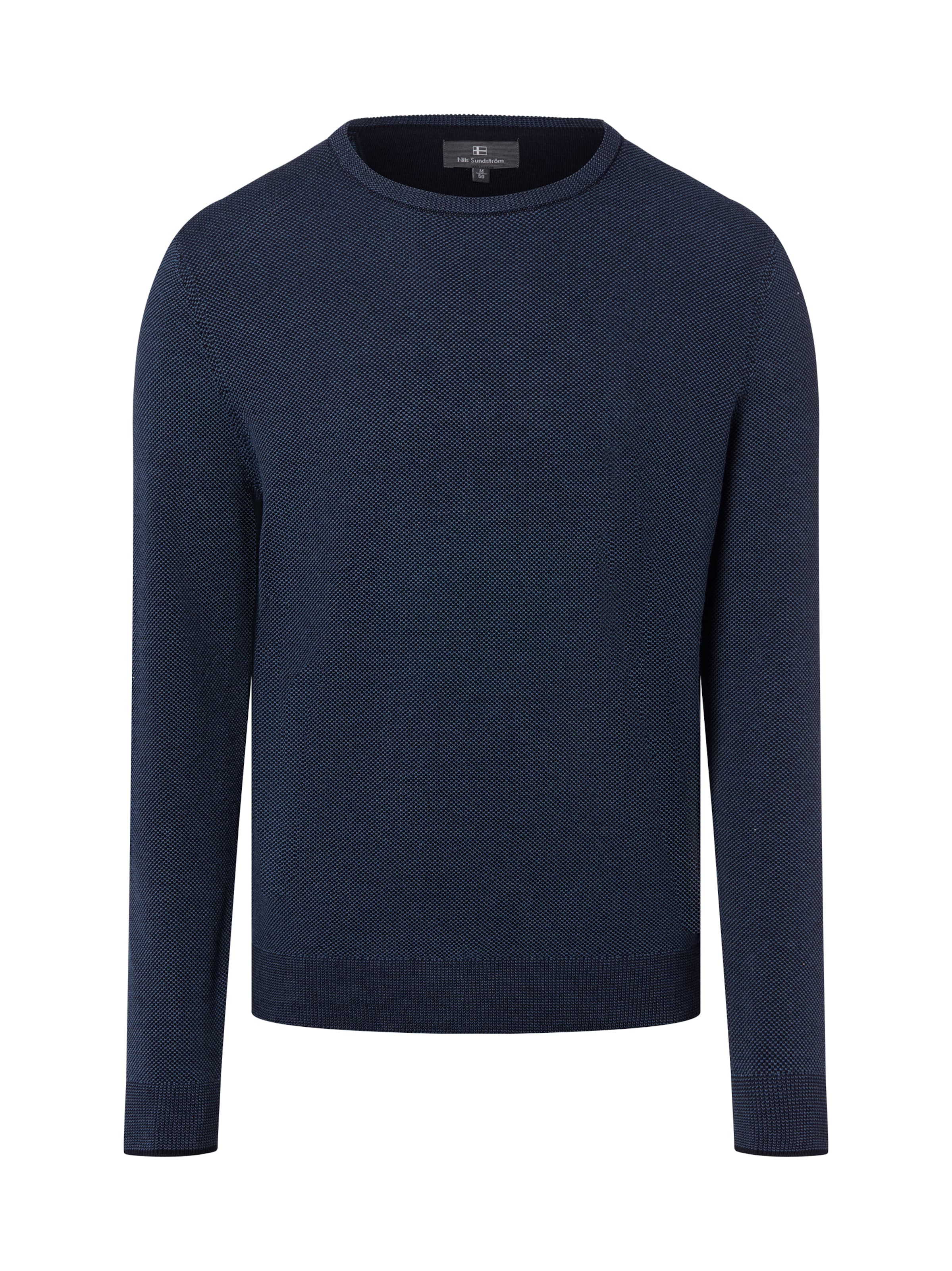 Nils Sundström Trui in Blauw: voorkant