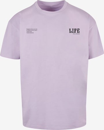 Merchcode T-Shirt in Lila: Vorderseite