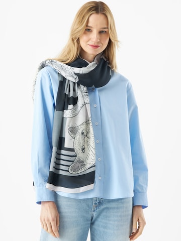 CODELLO Scarf in Blue: front