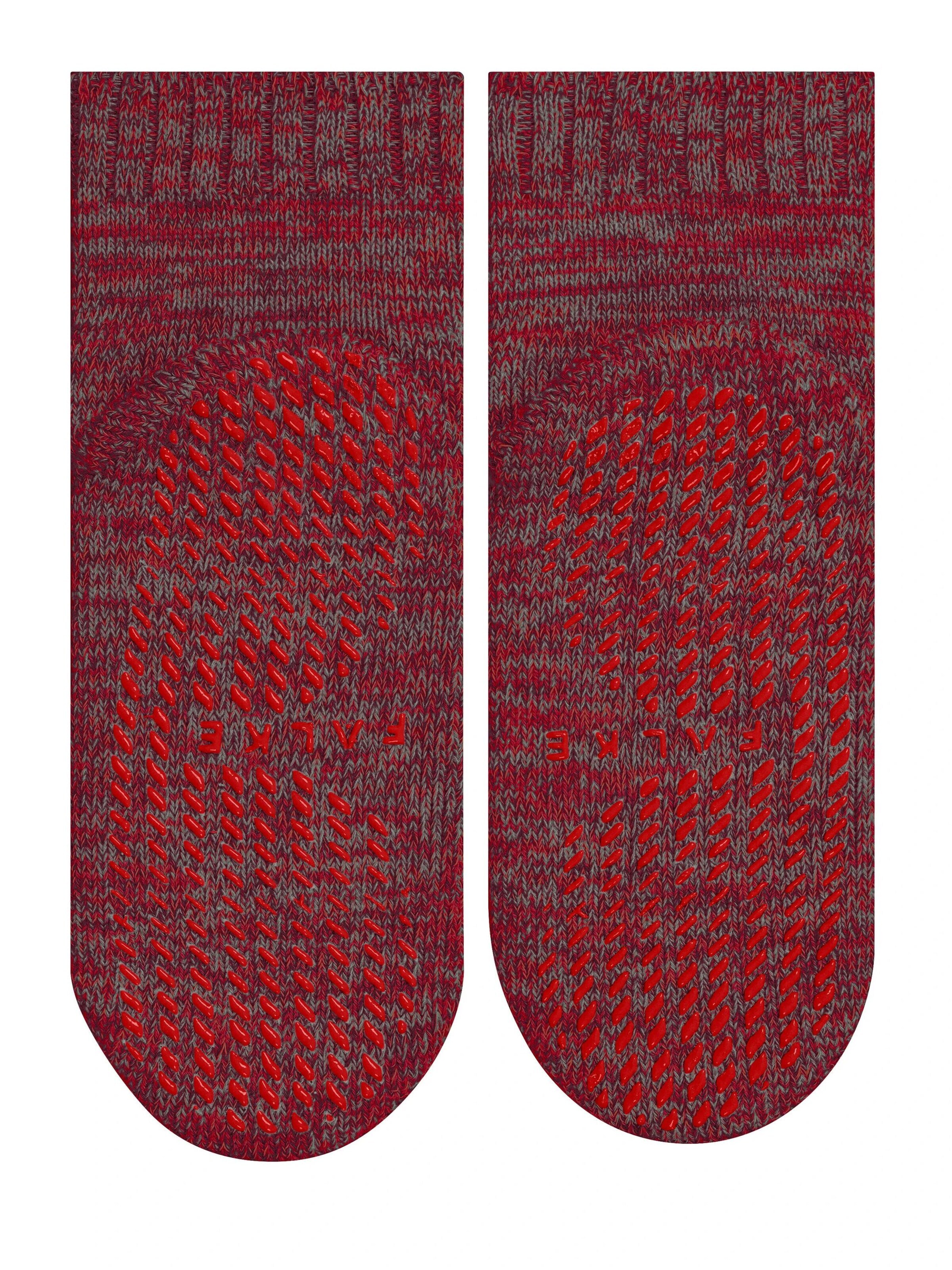 FALKE Socks 'Cotton Grip' in Red
