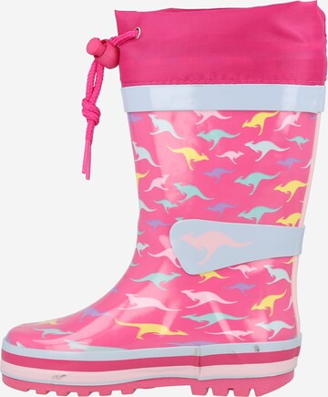 KangaROOS Rubber Boots 'SUMMERRAIN' in Pink