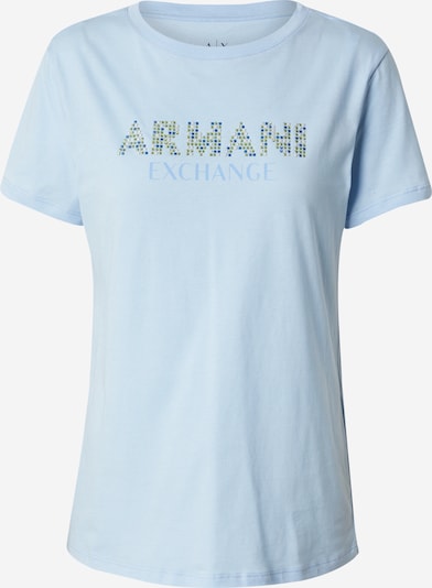 ARMANI EXCHANGE Koszulka w kolorze niebieski / jasnoniebieski / oliwkowym, Podgląd produktu