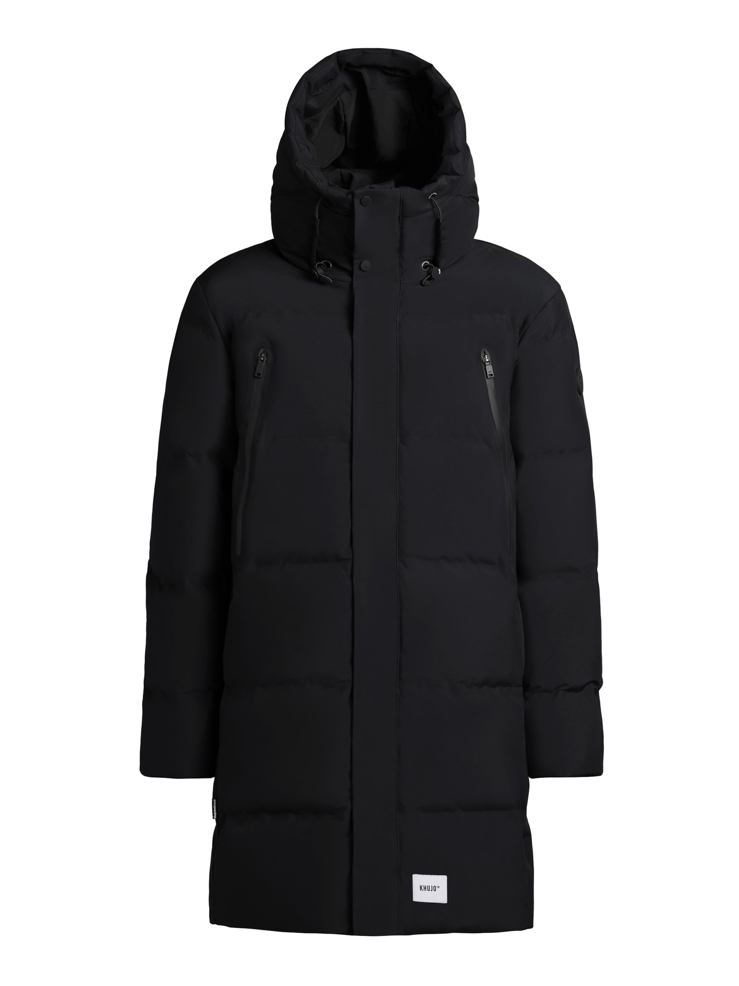 khujo Vinterjacka 'Morse 2' i svart: framsida