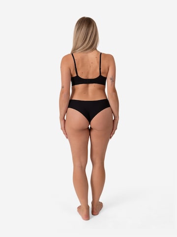 SNOCKS Microfiber Seamless Hipster in Schwarz