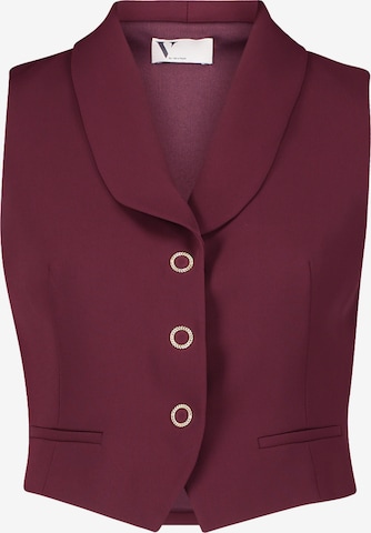Gilet Vera Mont en rouge : devant