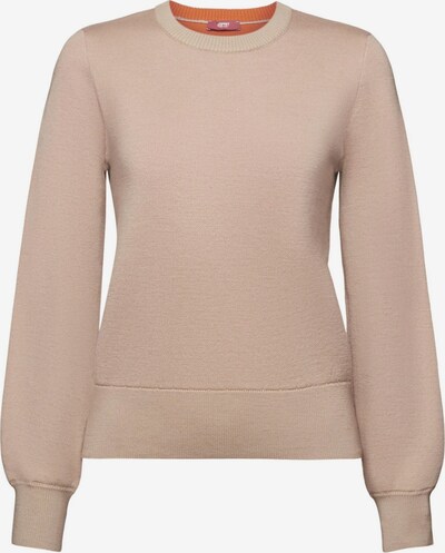 ESPRIT Pullover in beige, Produktansicht