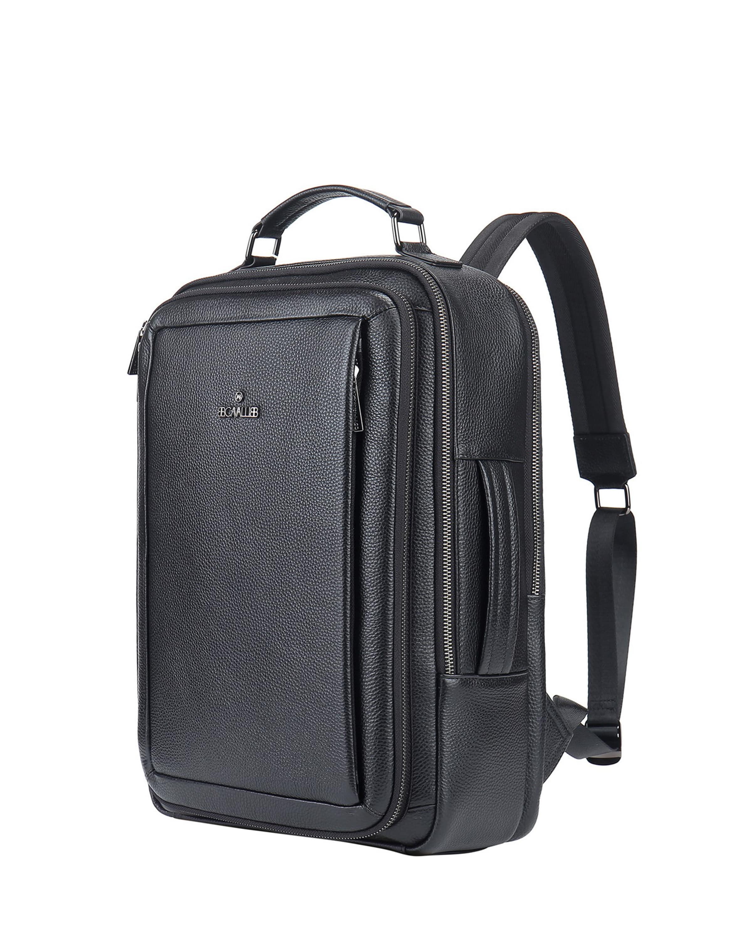 B Cavalli B Backpack in Black: front