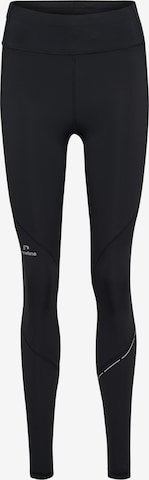 Newline Slim fit Workout Pants in Black: front