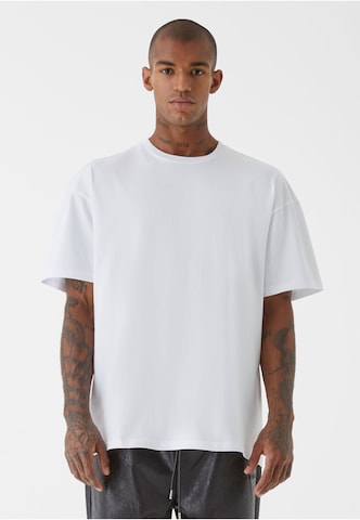 9N1M SENSE Μπλουζάκι 'Blank' σε λευκό: μπροστά
