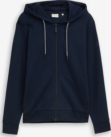 TOM TAILOR Jopa na zadrgo | modra barva: sprednja stran