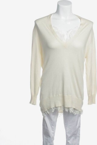 Ermanno Scervino Pullover / Strickjacke L in Weiß: predná strana