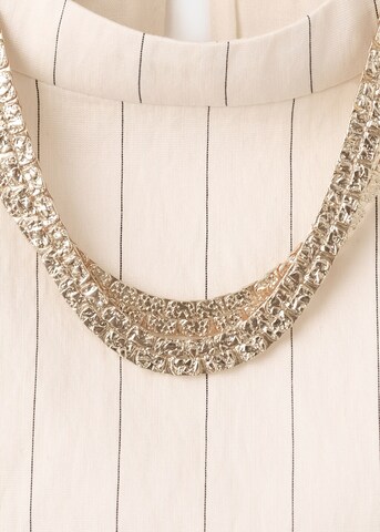 MANGO Top 'Cadena' in White