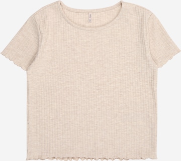 Maglietta 'KONNELLA' di ONLY GIRLS in beige: frontale
