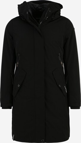 khujo Zimní kabát 'Charlyn 3' – černá: přední strana