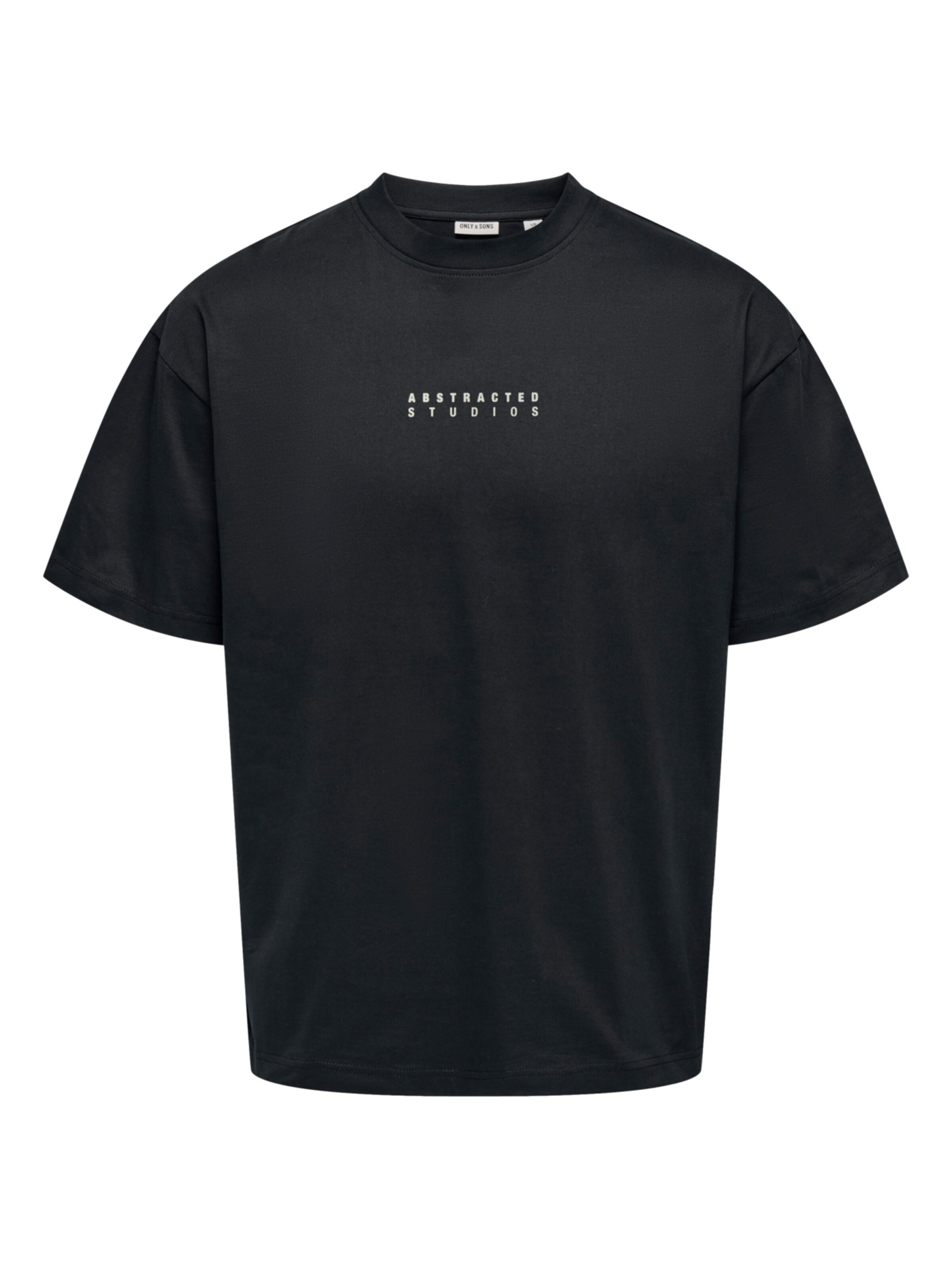 Only & Sons Shirt 'Parker' in de kleur Zwart / Natuurwit, Productweergave