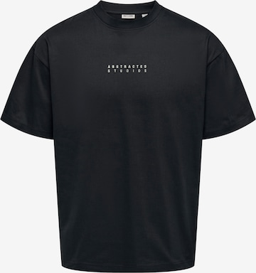Only & Sons T-Shirt 'Parker' in Schwarz: Vorderseite