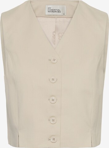 My Essential Wardrobe Bodywarmer 'MWGisva' in Beige: voorkant