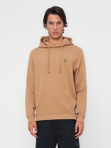 Felpa di Lyle & Scott in marrone: frontale