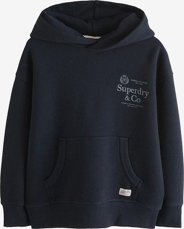Superdry & Co Суичър в синьо: отпред