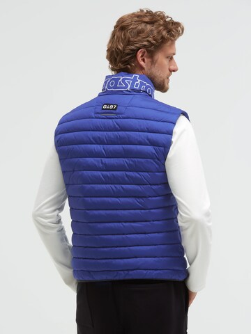 Gaastra Steppweste mit Logo-Details in Blau