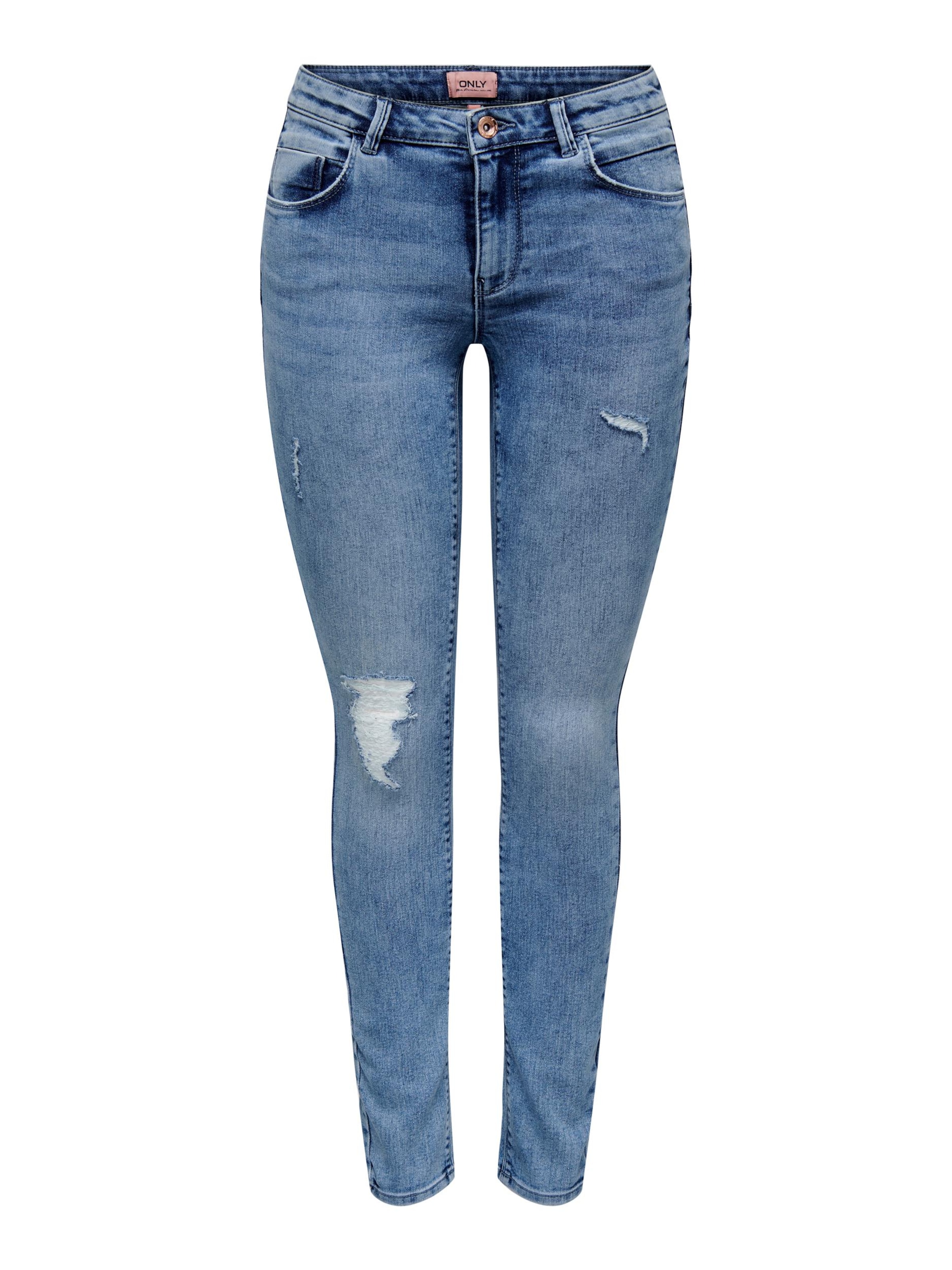 Jean 'DAISY' ONLY en bleu : devant