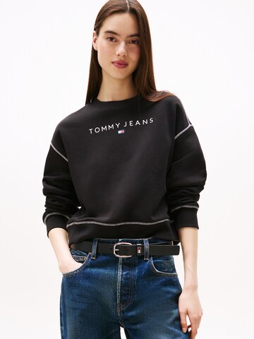 Tommy Jeans Mikina - Čierna: predná strana