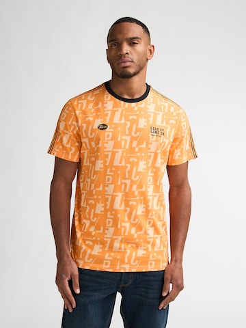 Petrol Industries Shirt 'Tempestad' in Oranje: voorkant