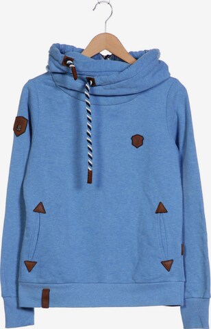 naketano Sweatshirt & Zip-Up Hoodie in L in Blue: front
