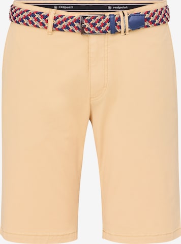 REDPOINT Slimfit Shorts in Gelb: Vorderseite