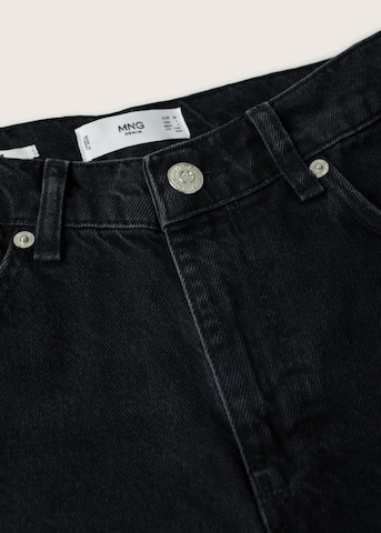 MANGO Tapered Jeans 'Mom 80' in Black