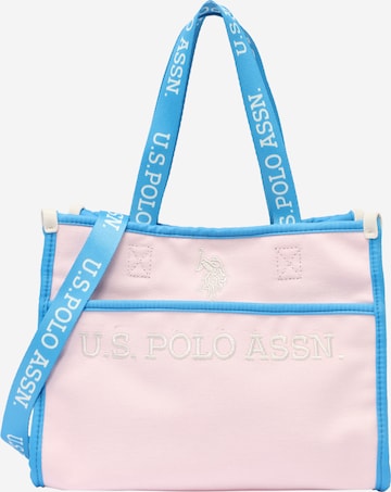 U.S. POLO ASSN. Nákupní taška 'Halifax' – pink: přední strana