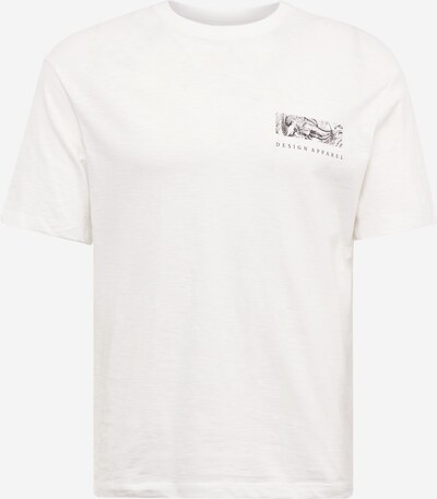 JACK & JONES T-shirt 'GURU' i mörkbrun / vit, Produktvy