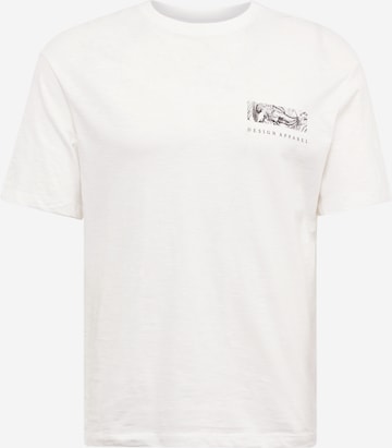 JACK & JONES T-shirt 'GURU' i vit: framsida