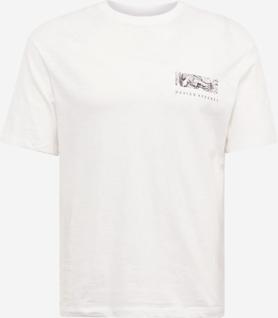 JACK & JONES T-Shirt 'GURU' en brun foncé / blanc, Vue avec produit