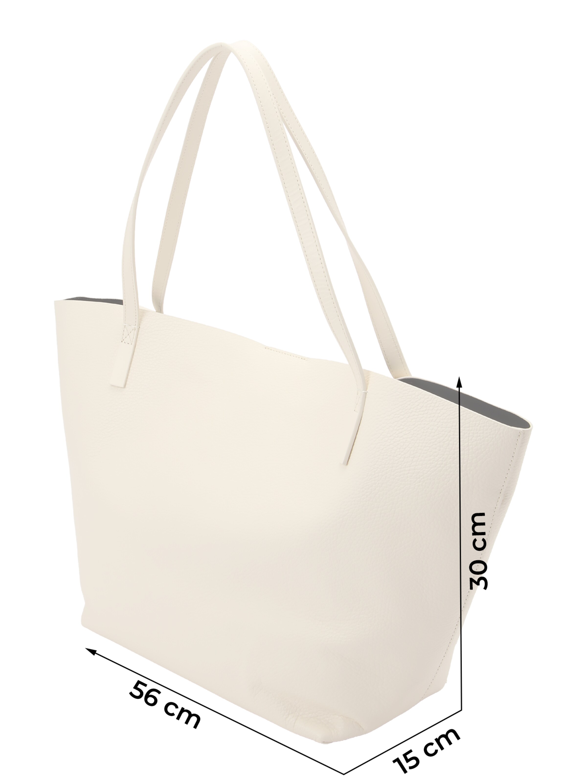 balta PATRIZIA PEPE Pirkinių krepšys