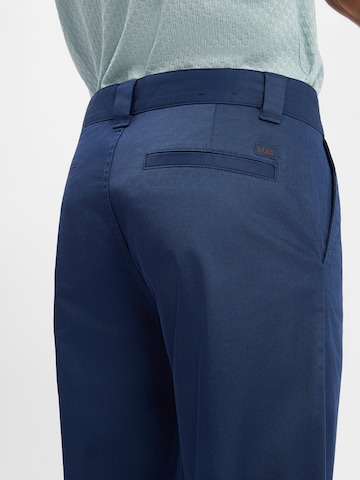 BOSS Regular Chino in Blauw