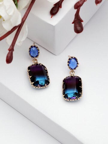 Boucles d'oreilles 'Miraa' AVANT-GARDE PARIS en bleu