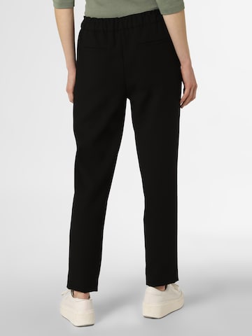 Marie Lund Loose fit Pleat-Front Pants in Black