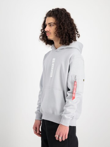 ALPHA INDUSTRIES Sweatshirt 'Alpha PP' in Grey