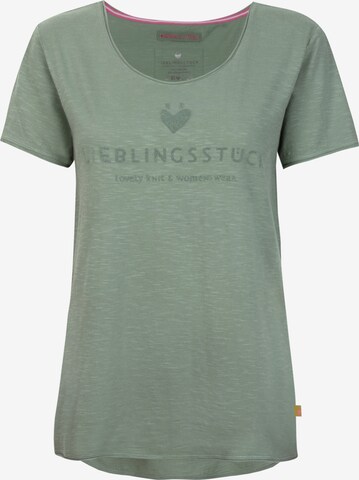 LIEBLINGSSTÜCK Shirt in Green: front