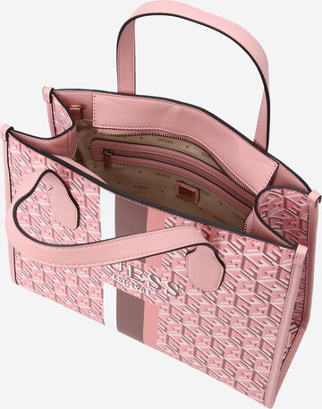 GUESS Handtasche 'Silvana' in Pink