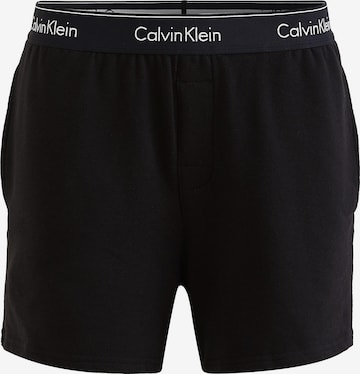 Pantalon de pyjama Calvin Klein Underwear en noir : devant