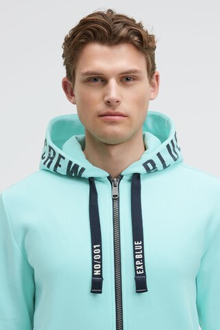 CAMP DAVID Sweatjacke in Blau